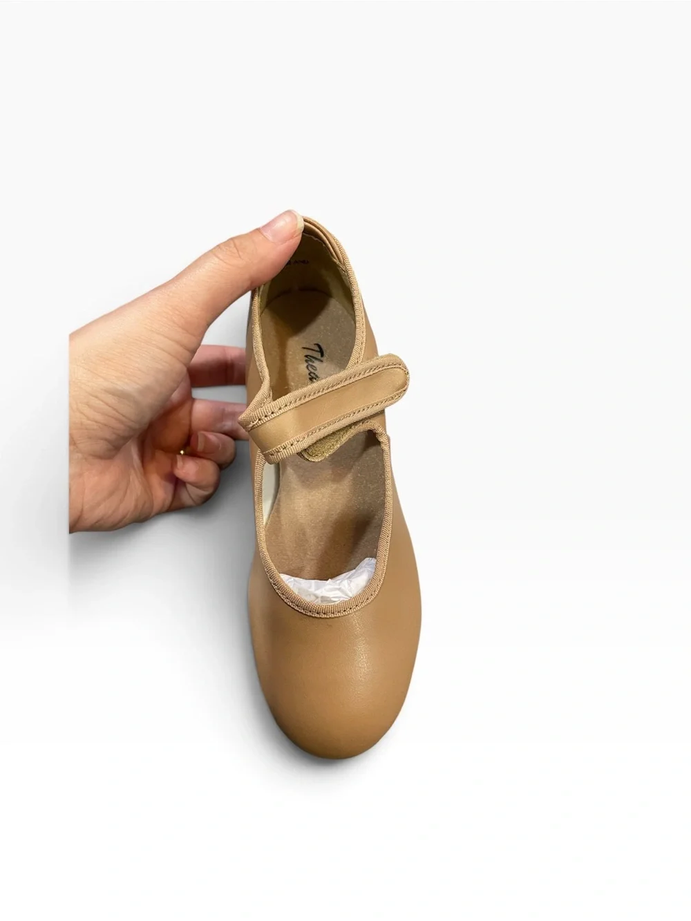 Theatricals Footwear Girls Tap Shoes Tan Kids Size 12.5 W
